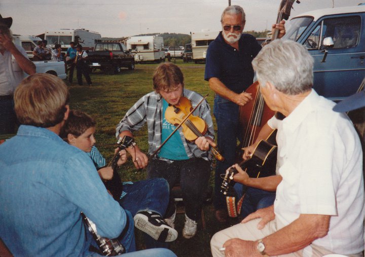Greg Hooven, Tommy Barr Fiddle, Mt. Airey Fiddlers, ~ 1995