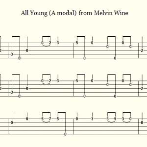 All Young: Field Recording from Galax Fiddler's, Aug. '95. 